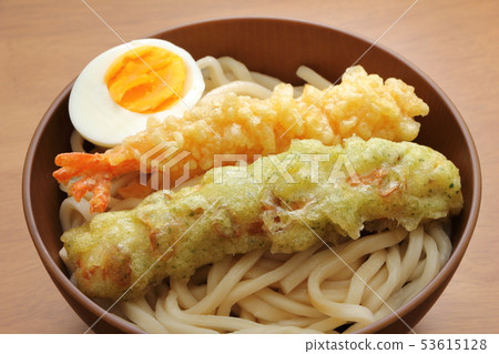 Tempura (Ebi Ten-Chikuwa Ten) Bukkake Udon (Cold). 53615128