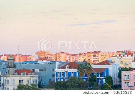 Skyline Lisbon typical living district 53615558