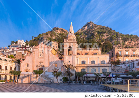 Piazza IX Aprile, Taormina, Sicily, Italy 53615803