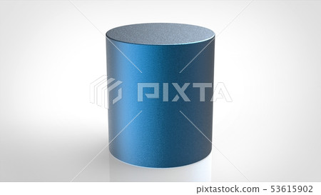 Blue anodized cylinder 53615902
