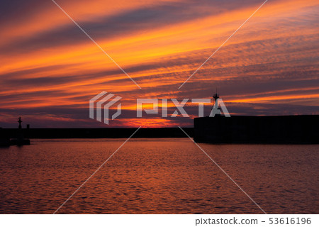 日落在新潟縣I魚川市 53616196