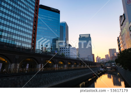 東京秋葉原Kandagawa晚上視圖 53617179