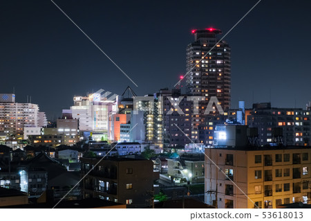 Hijiri Sakuragaoka night view from Iroha Saka Sakura Park 53618013