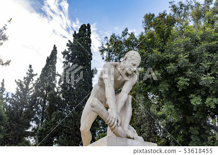 wood crusher statue in Athens wood crusher statue in Athens 53618455