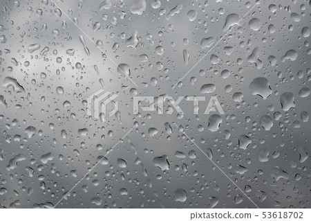 Picture Inside of water rain drops on car window g Picture Inside of water rain drops on car window g 53618702
