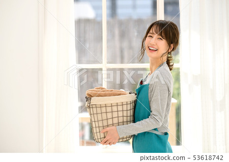 家庭主婦家務洗滌 53618742