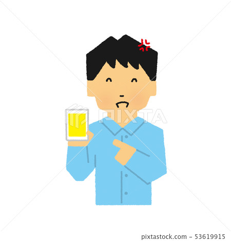 男人,智能手機,智能手機,生氣,苦笑(簡單的觸摸) 男人,智能手機,智能手機,生氣,苦笑(簡單的觸摸) 53619915