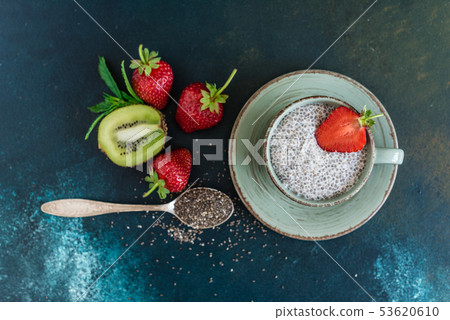 Beautiful and tasty dessert with strawberry Beautiful and tasty dessert with strawberry 53620610