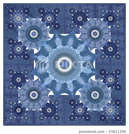 Vintage Ornamental fractal Pattern. 53621390