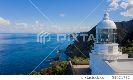 Kyoto Maizuru Shogagasa Lighthouse aerial view 53621782