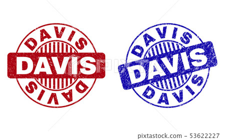 Grunge DAVIS Textured Round Stamp Seals Grunge DAVIS Textured Round Stamp Seals 53622227