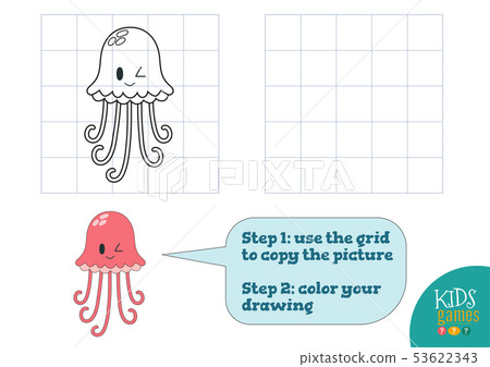 Copy and color picture vector illustration, 53622343