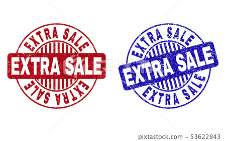 Grunge EXTRA SALE Scratched Round Stamp Seals 53622843