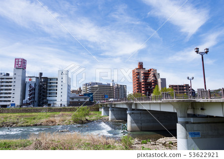 Hirose Bridge Bridge Hirose River Nagamachi Sendai 53622921