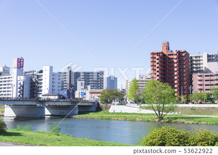 Hirose Bridge Bridge Hirose River Nagamachi Sendai 53622922