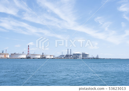 Ocean plant factory power plant harbor complex 53623013