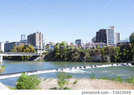 Sendai City Hirosegawa Atago River Water 53623049
