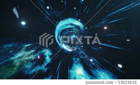 Travel through a wormhole through time and space filled with millions of stars and nebulae. Wormhole Travel through a wormhole through time and space filled with millions of stars and nebulae. Wormhole 53623618