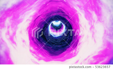 Travel through a wormhole through time and space filled with millions of stars and nebulae. Wormhole Travel through a wormhole through time and space filled with millions of stars and nebulae. Wormhole 53623657