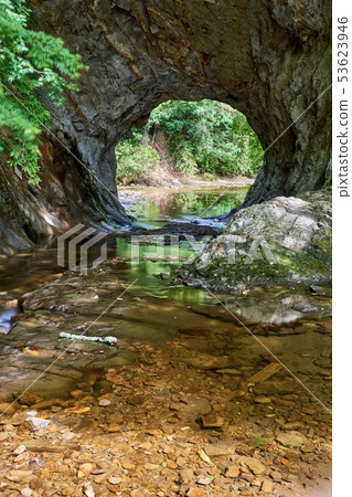 Chiba Prefecture, Mt. Takahata River turning tunnel, Futtsu City Chiba Prefecture, Mt. Takahata River turning tunnel, Futtsu City 53623946