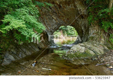 Chiba Prefecture, Mt. Takahata River turning tunnel, Futtsu City Chiba Prefecture, Mt. Takahata River turning tunnel, Futtsu City 53623947