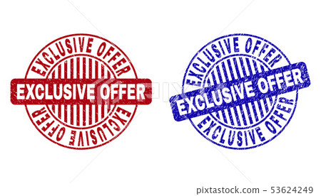 Grunge EXCLUSIVE OFFER Scratched Round Watermarks 53624249