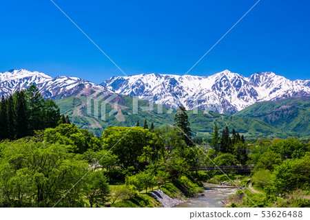 (長野縣)Himekawa,Oide和北阿爾卑斯山的懸索橋 (長野縣)Himekawa,Oide和北阿爾卑斯山的懸索橋 53626488