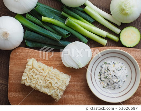 亞洲食物米線和菜 亞洲食物米線和菜 53626687