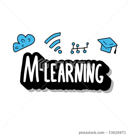 E-learning concept quote. Vector design set signs. E-learning concept quote. Vector design set signs. 53626971