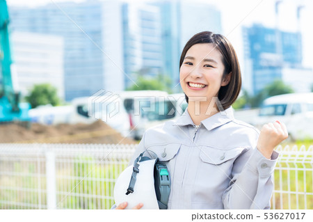 女工職員OL商務西裝肖像招聘 女工職員OL商務西裝肖像招聘 53627017