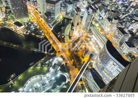 橫濱地標塔的櫻木町 橫濱地標塔的櫻木町 53627805