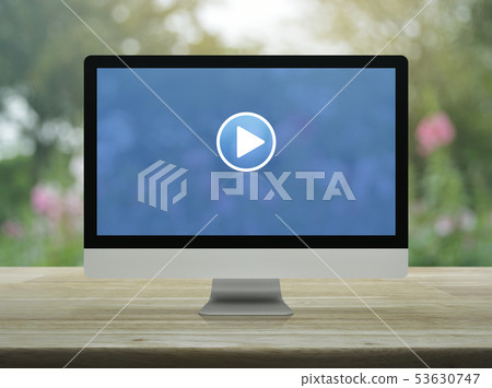 Business music online concept 53630747