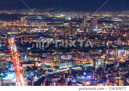 《大阪府》大阪市夜景 53630977