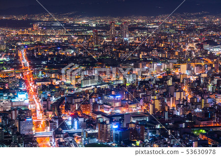 《大阪府》大阪市夜景 53630978