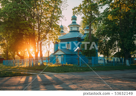 Staraya Belitsa, Uritskiy Sel'sovet , Gomel Region, Belarus. Old Wooden Orthodox Church Of St 53632149