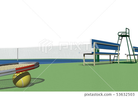 Tennis court (hard court) 53632503