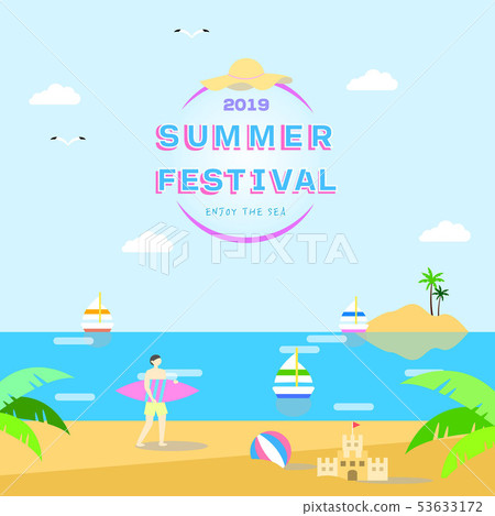 Summer pop illustration 3 53633172