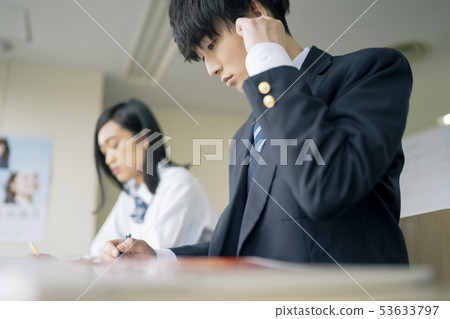 High school student study cram school prep school High school student study cram school prep school 53633797