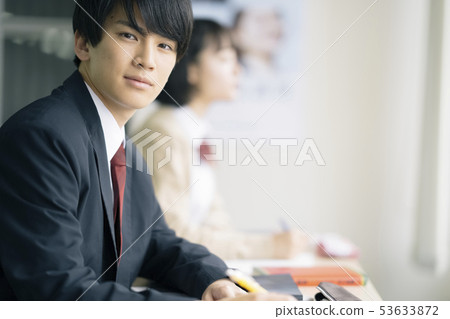 High school student study cram school prep school High school student study cram school prep school 53633872