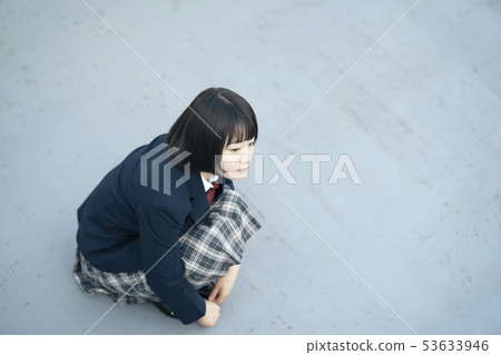 High school student rooftop High school student rooftop 53633946