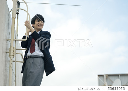 High school student rooftop 53633953