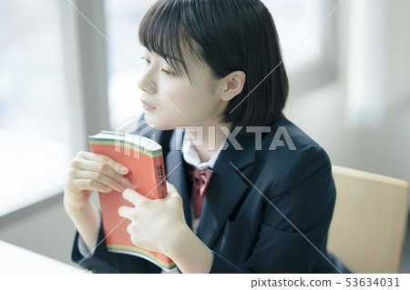 High school student study cram school prep school 53634031