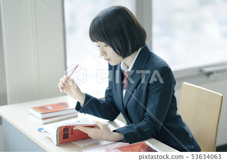 High school student study cram school prep school High school student study cram school prep school 53634063