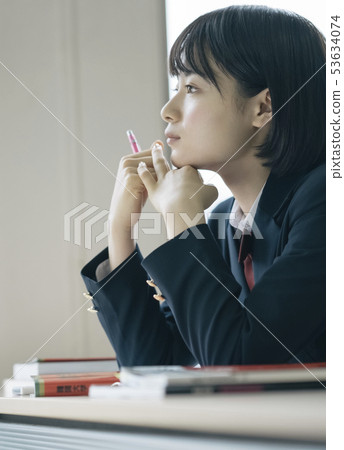 High school student study cram school prep school High school student study cram school prep school 53634074