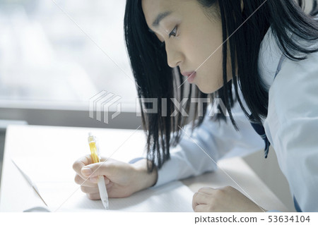 High school student study cram school prep school 53634104
