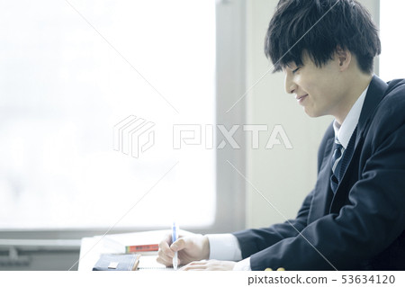 High school student study cram school prep school High school student study cram school prep school 53634120
