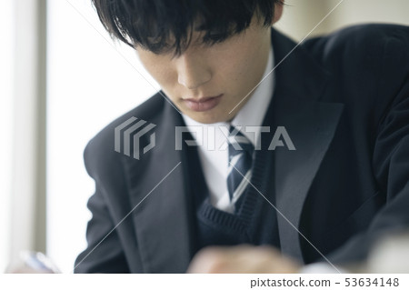 High school student study cram school prep school High school student study cram school prep school 53634148