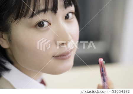 High school student study cram school prep school 53634182