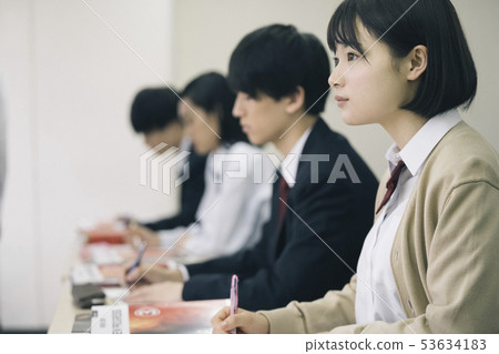 High school student study cram school prep school High school student study cram school prep school 53634183