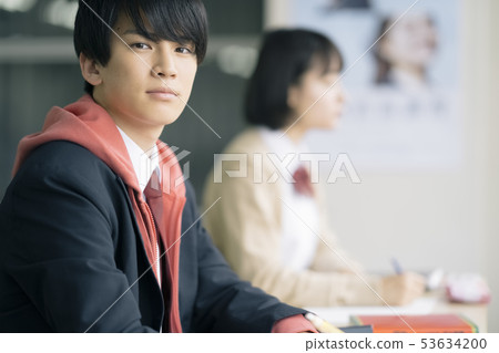 High school student study cram school prep school 53634200